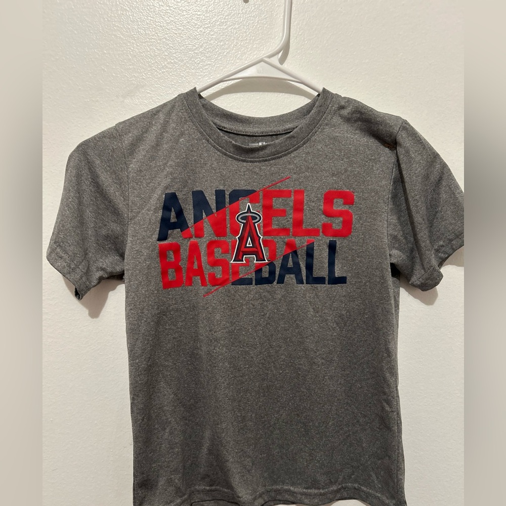 Genuine Merchandise Gray Angels Baseball Tee